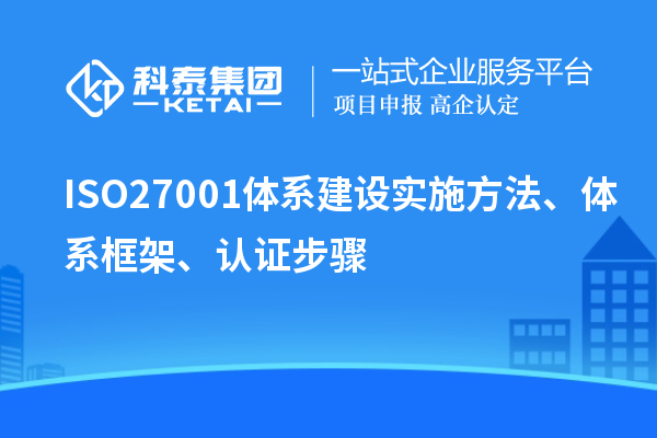 ISO27001體系建設實施方法、體系框架、認證步驟