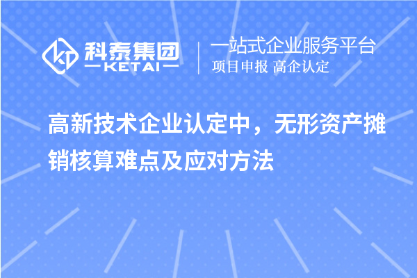 <a href=http://www.duckwijs.com target=_blank class=infotextkey>高新技術(shù)企業(yè)認(rèn)定</a>中，無形資產(chǎn)攤銷核算難點及應(yīng)對方法