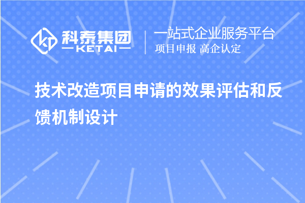 技術改造項目申請的效果評估和反饋機制設計