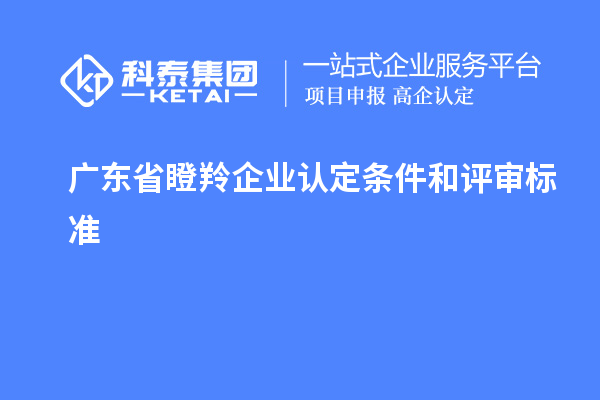 廣東省<a href=http://www.duckwijs.com/fuwu/dengling.html target=_blank class=infotextkey>瞪羚企業認定</a>條件和評審標準