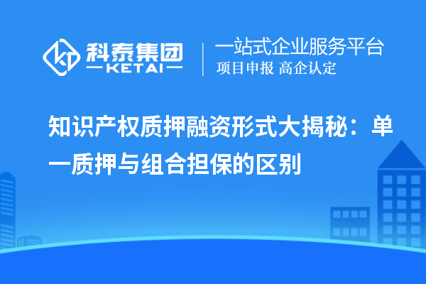 知識產權質押融資形式大揭秘:單一質押與組合擔保的區別